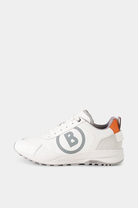 Golf Sneaker In White/Orange