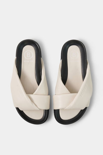 Sirolo Sandals In Cream/Black