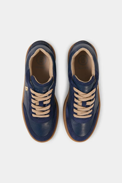 Verona Trainers In Navy Blue