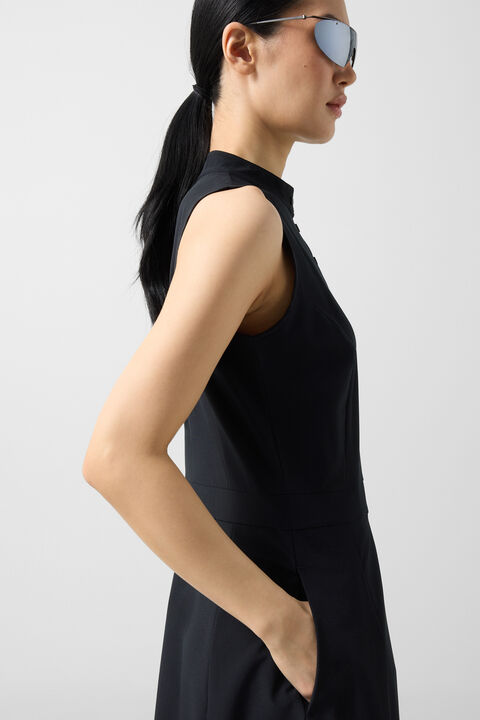 Ilena Functional Dress In Black