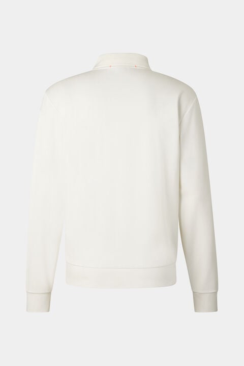 Cajus Polo Sweatshirt In Off-White