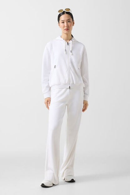 Julietta Jersey Jacket In White