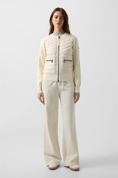 Zilly Hybrid Knit Jacket In Cream