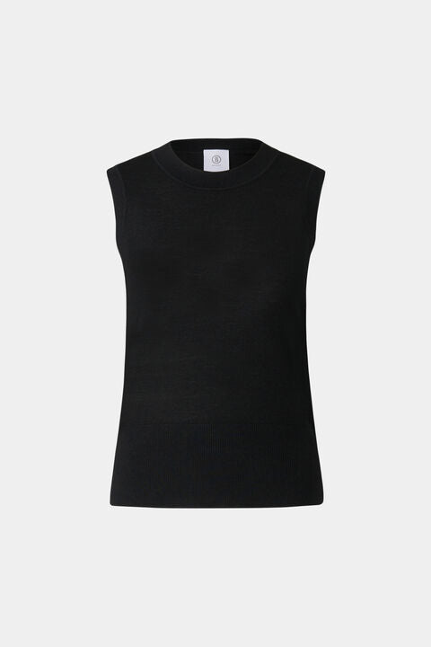 Knitted Top Isola In Black