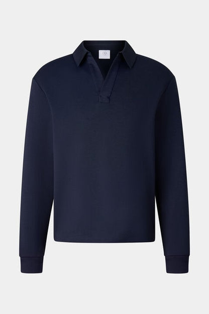 Lionel Polo Sweatshirt In Navy Blue