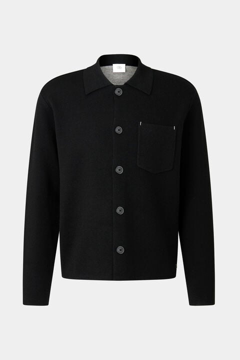 Olaf Knit Jacket In Black