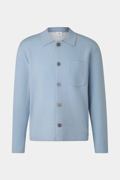 Olaf Knit Jacket In Light Blue
