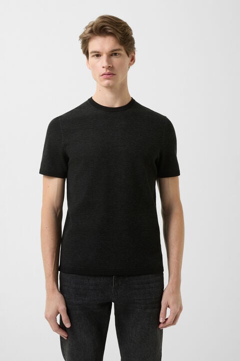 Knitted Shirt Ohio In Black
