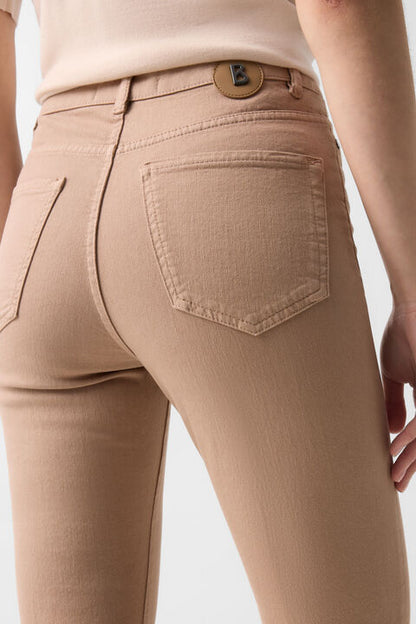 Flared Fit Jeans Devin In Camel