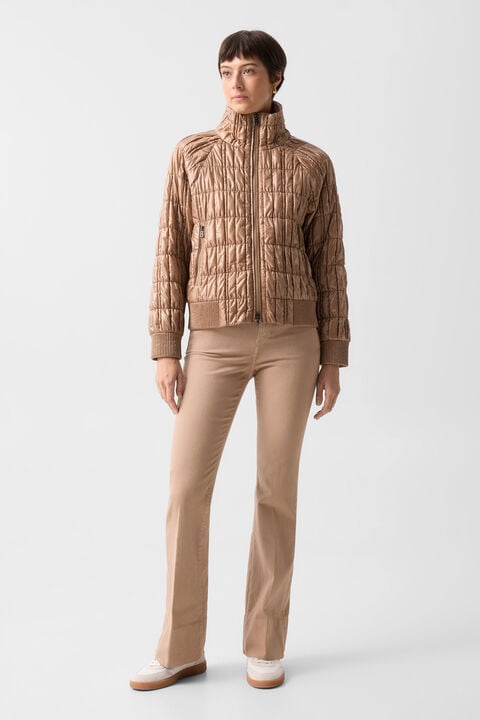 Sherry Quilted Jacket In Camel
