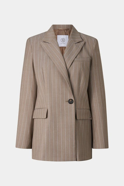 Virgin Wool Blazer Janina In Camel