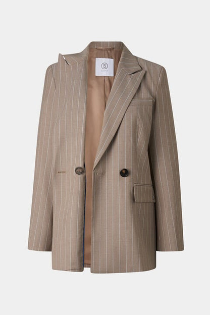 Virgin Wool Blazer Janina In Camel