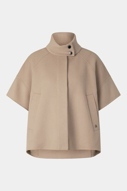Wool Waistcoat Venice In Camel