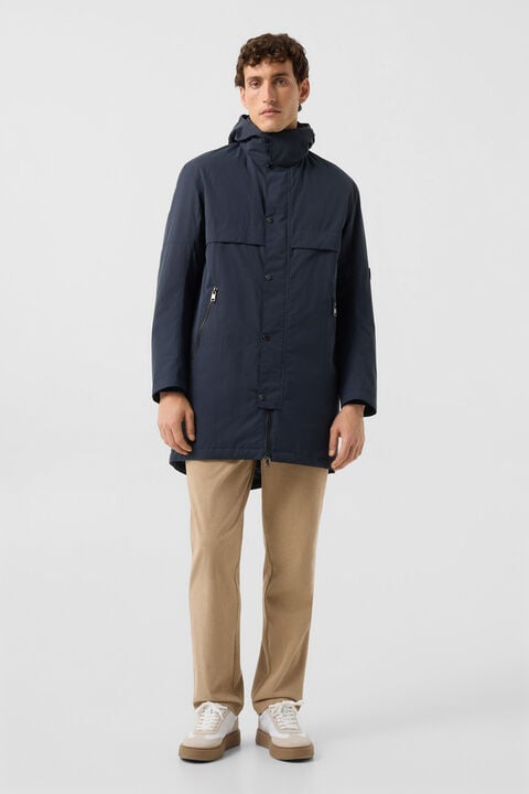 Parka Franky In Navy Blue