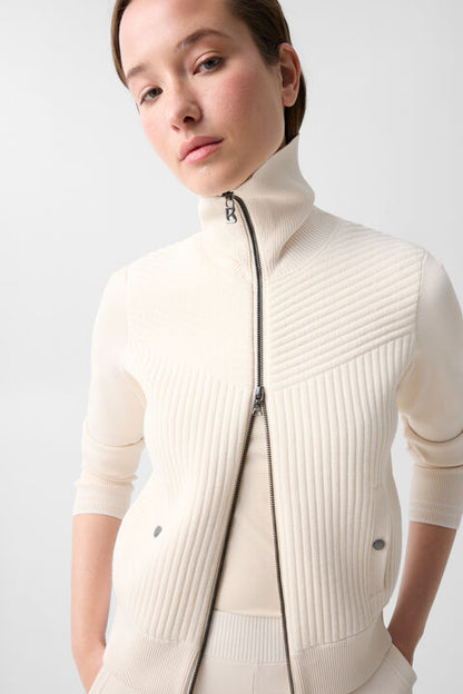 Jana Knit Jacket In Cream