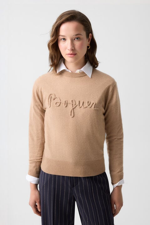 Tatjana Pure New Wool Cashmere Jumper In Camel