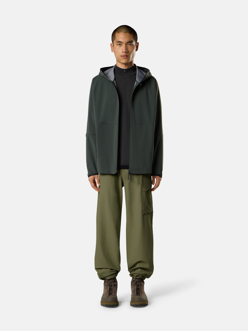 3100029 TEXTURED STRETCH NYLON_STONE ISLAND STELLINA