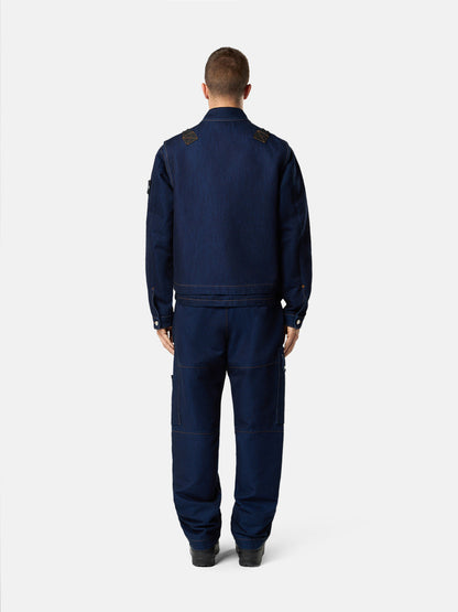 3100045 INDIGO POLYPROPYLENE DENIM LIGHT-RINSED