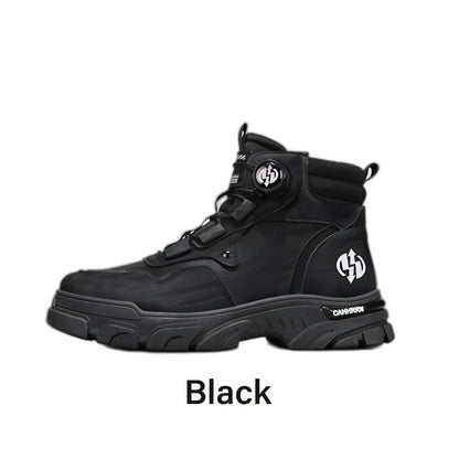 Men's outdoor swivel buckle work shoes(Waterproof, Anti-slip,Comfortable and Breathable)