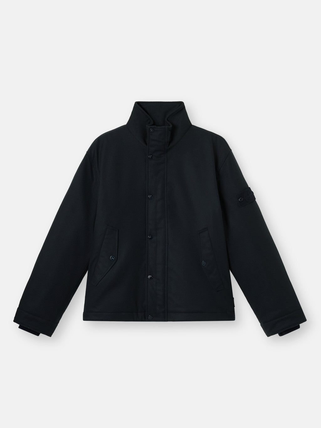 4100070 WOOL NYLON FLANNEL_STONE ISLAND GHOST