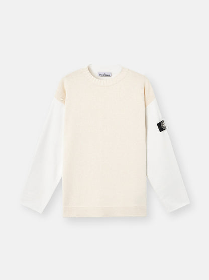 5100014 MIXED FABRIC COTTON_STONE ISLAND RAW BEAUTY