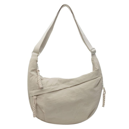 Designer Direct Sales Women's Fashion Plain Color Nylon Crossbody Hobo Bag