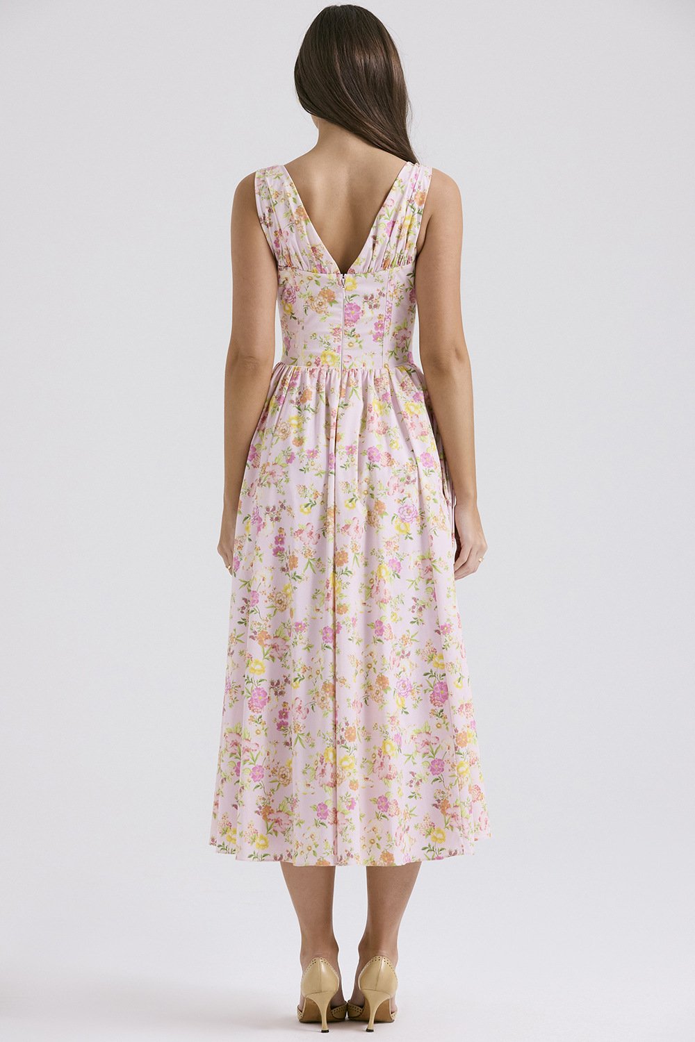 Stylish Floral Print V-Neck Swing Dress🌺Buy 2 Free Shipping