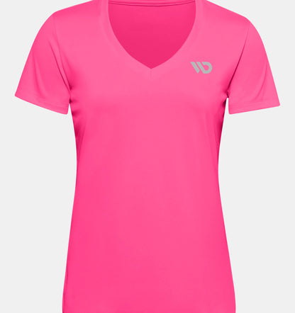 Twist Women's V Neck Short Sleeve