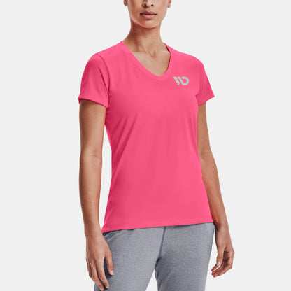 Twist Women's V Neck Short Sleeve