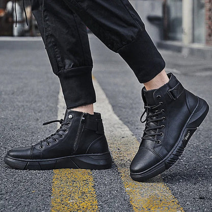Men's Genuine Leather Martin Boots