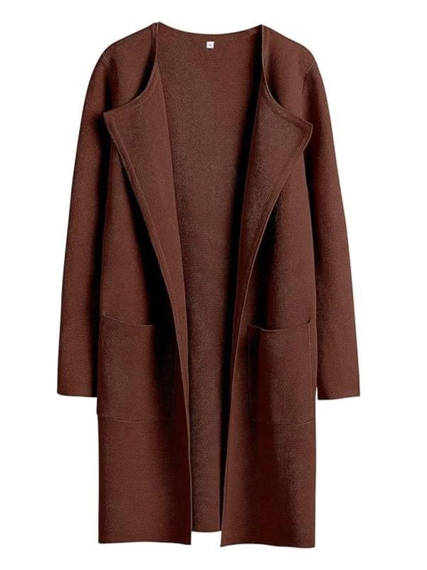 Women's Open Front Knit Cardigan (Buy 2 Free Shipping)