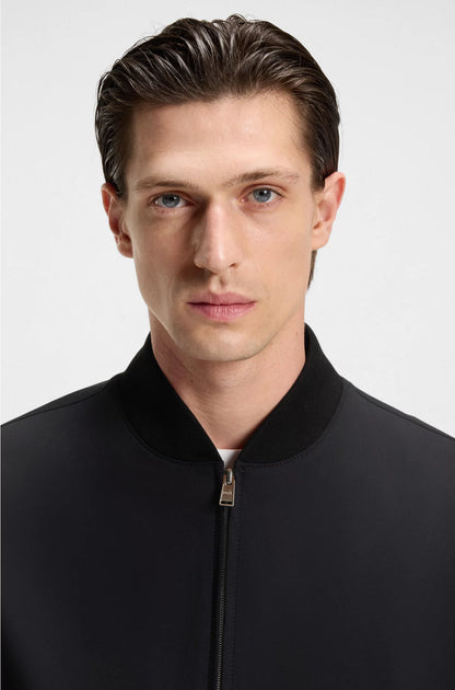 SLIM-FIT JACKET IN PERFORMANCE-STRETCH JERSEY
