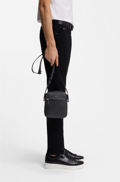 REPORTER BAG WITH EMBOSSED LOGO