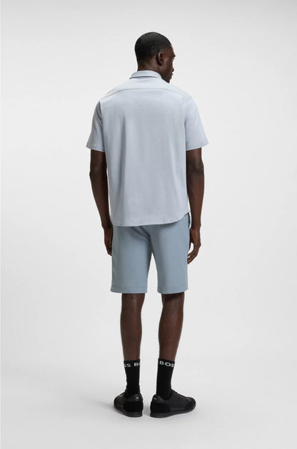 SLIM-FIT SHORTS IN WATER-REPELLENT STRETCH FABRIC