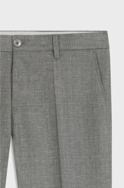 FORMAL TROUSERS INMICRO-PATTERNED STRETCH FABRIC