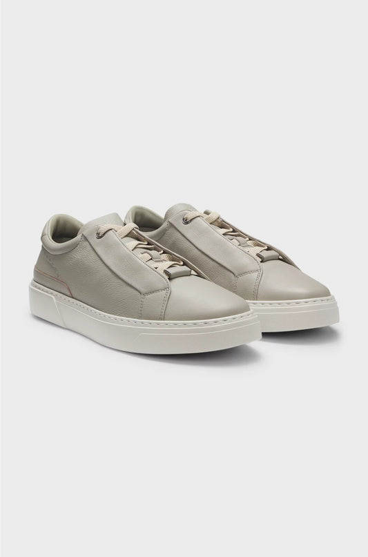 GARY GRAINED-LEATHER TRAINERS WITH XL EXTRALIGHT? OUTSOLE