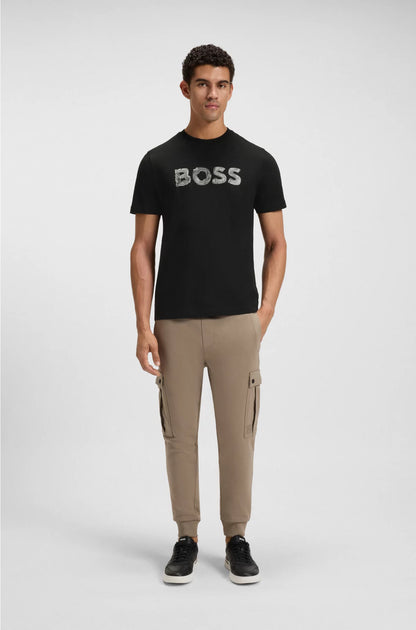 REGULAR-FIT T-SHIRT IN COTTON WITH LOGO ARTWORK